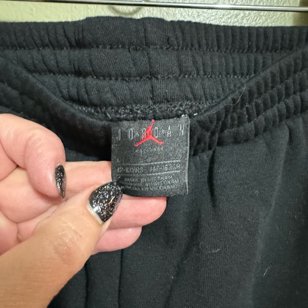 Jordan‎ Black Joggers, Size L - Picture 5 of 6